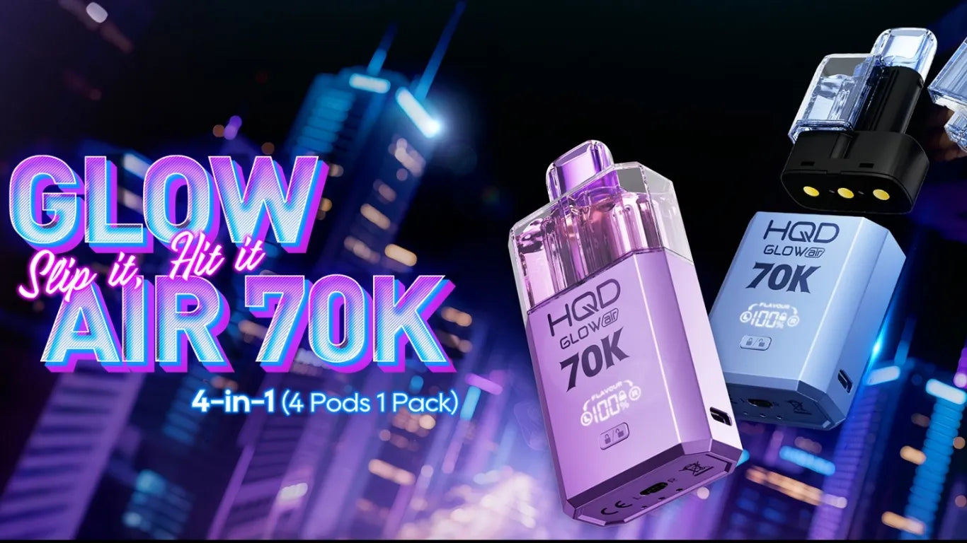 hqd refillable pods HQD Glow Air 35k Prefilled Refill Pods main image 0