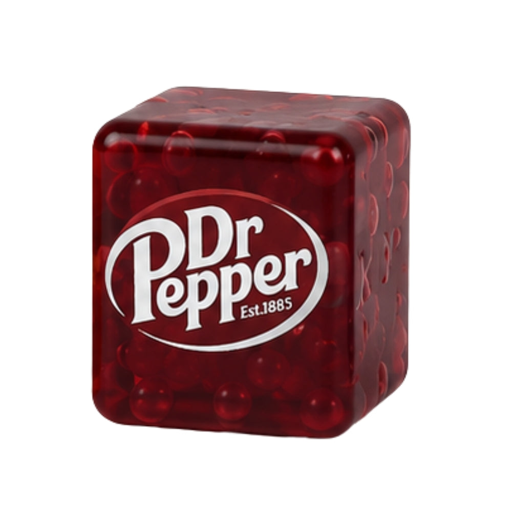 Dr Pepper Inspired Squishy Stress Relief Cube