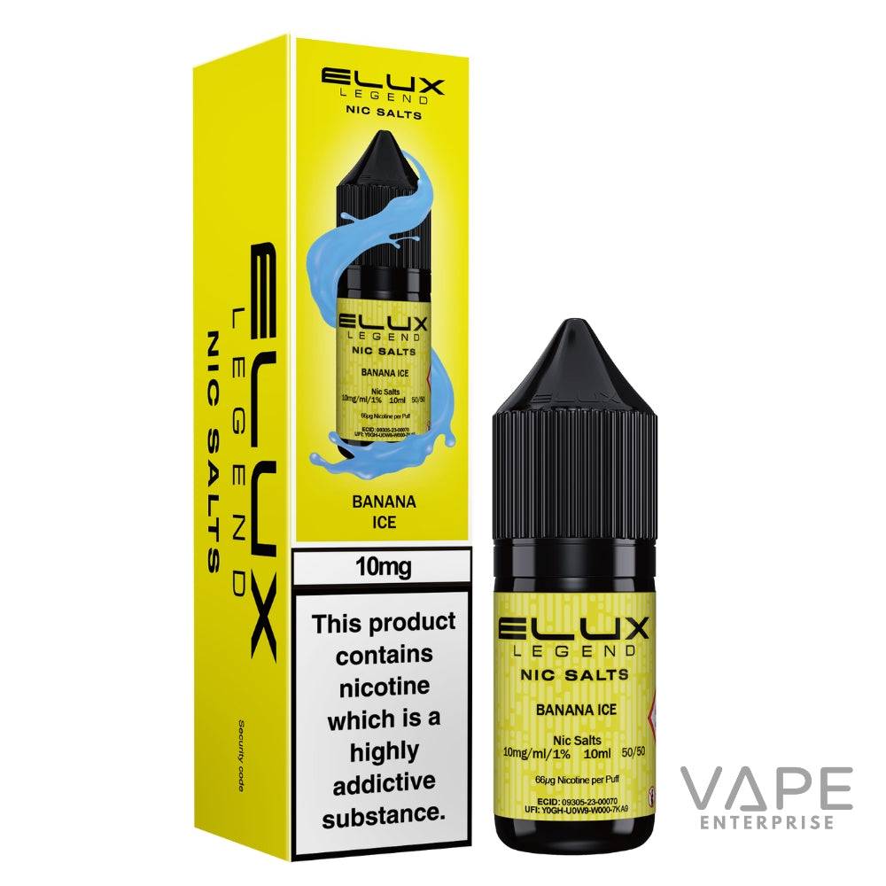 Ellux Legend Nic Salts
Banana Ice
