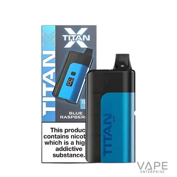 Titan X Vape Kit 10K Puffs
BlueRaspberry