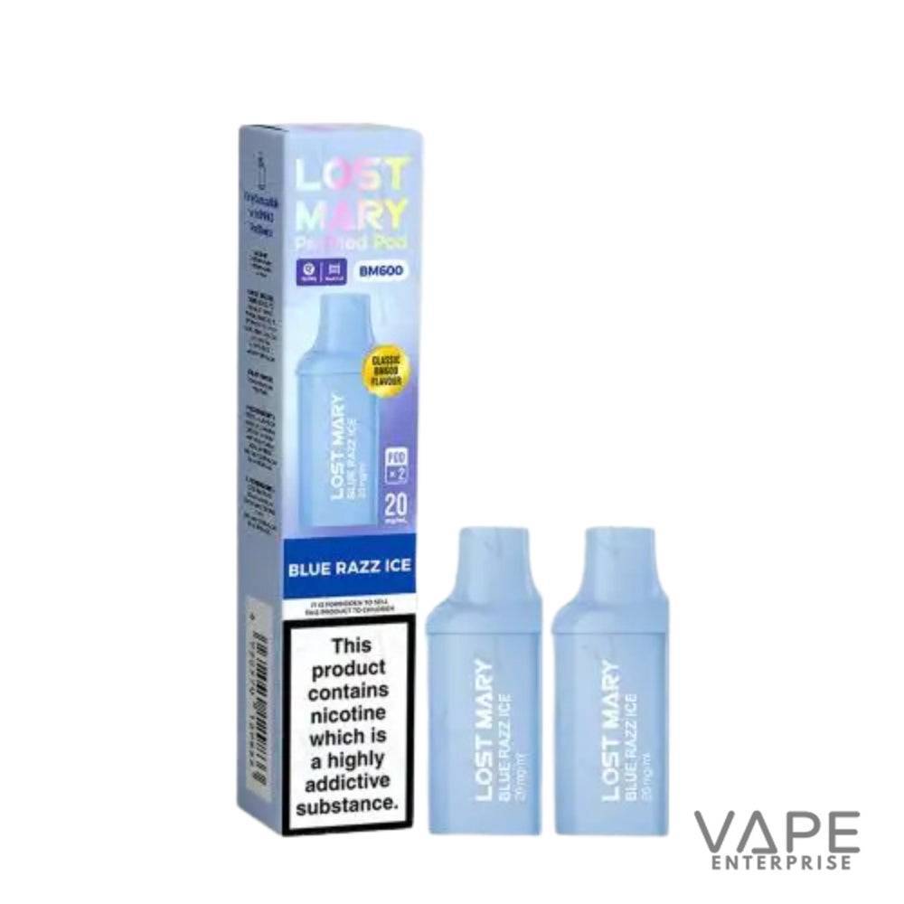 Lost Mary vape device and packaging on a white background