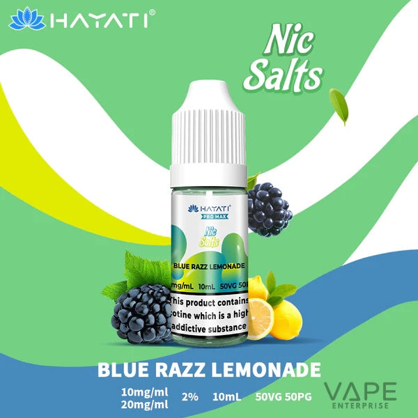 Hayati Pro Max Fresh Nic Salt
BlueRazzLemonade