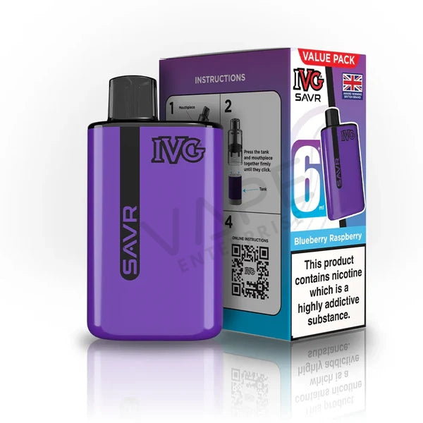 IVG SAVR Starter Vape Kit
Blue_Raspberry