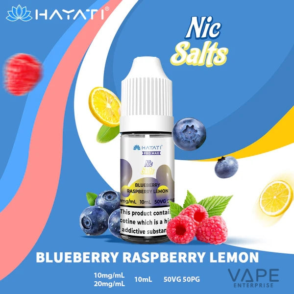 Hayati Pro Max Fresh Nic Salt
BlueberryRaspberryLemon