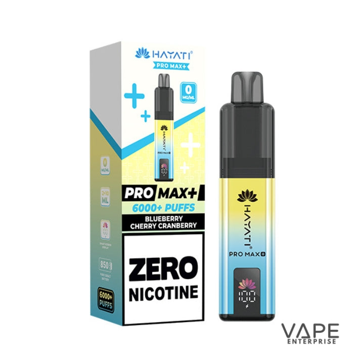 Hayati Pro Max plus 6000 Puffs - 0mg (ZERO NICOTINE)