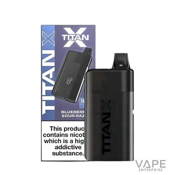 Titan X Vape Kit 10K Puffs
Blueberrysourrazz