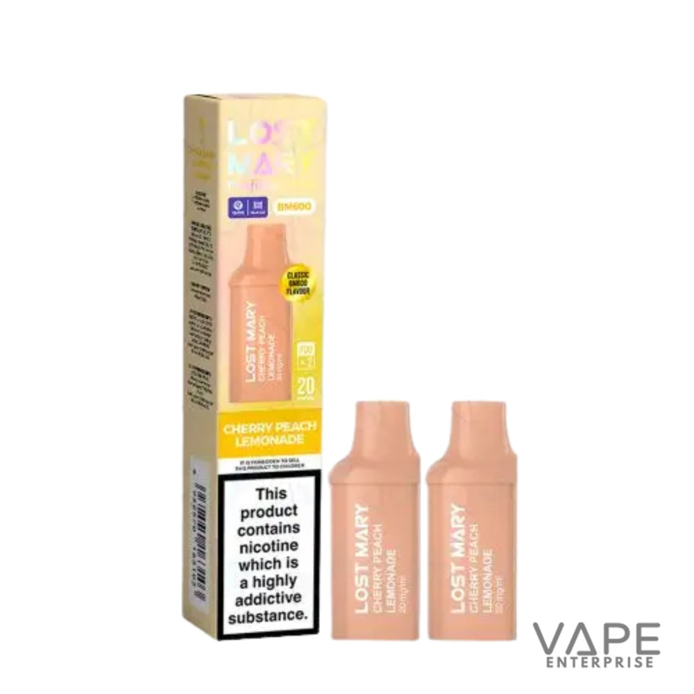 Lost Mary vape device and packaging on a white background