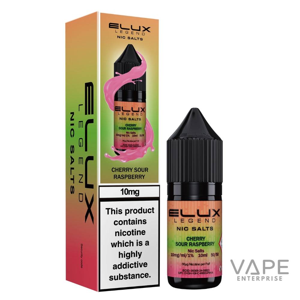 Ellux Legend Nic Salts
Cherry Sour Raspberry