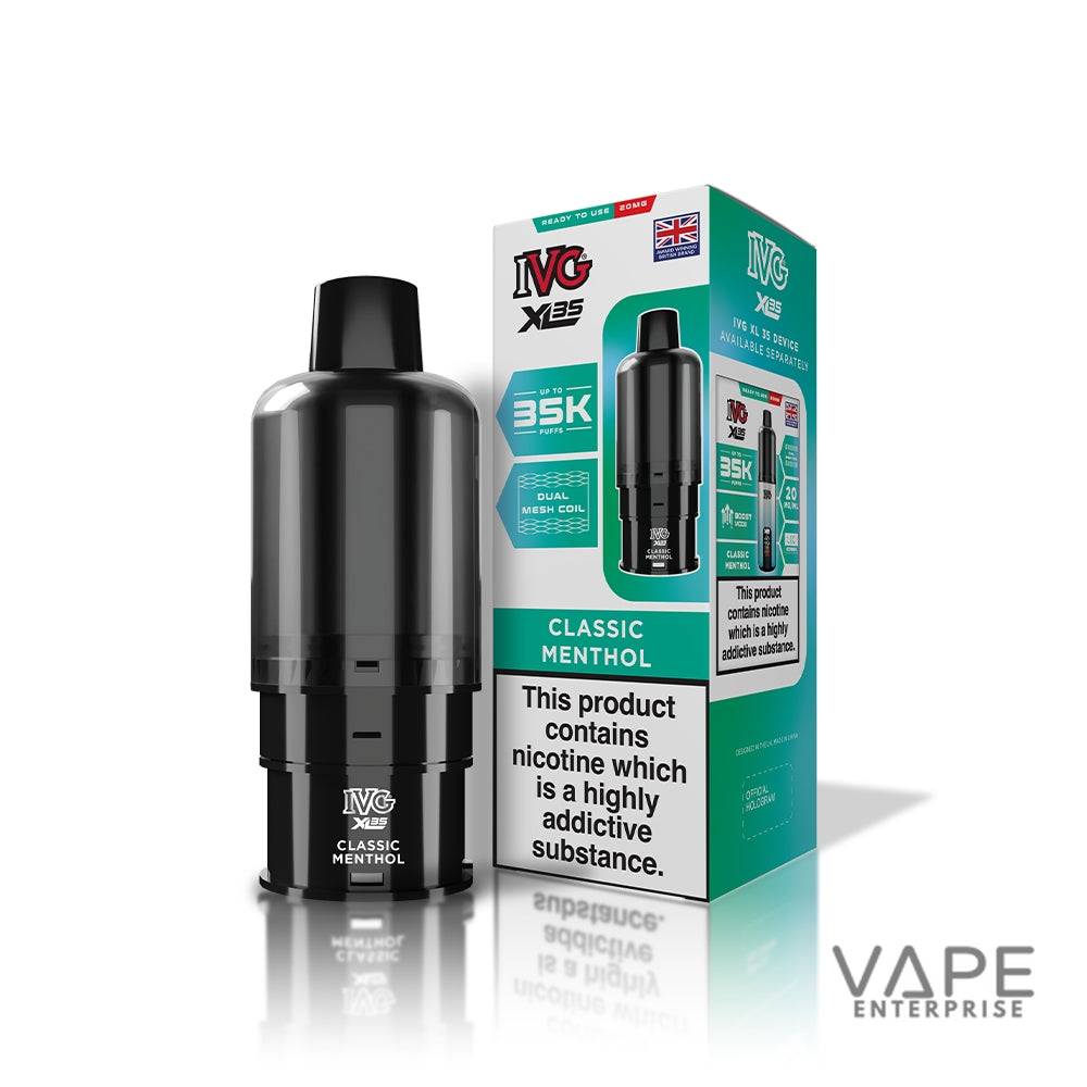 IVG Classic Menthol vape device and packaging on a white background
ClassicMenthol