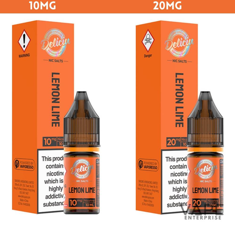 Delicious Nic Salts E-Liquids
LemonLime
