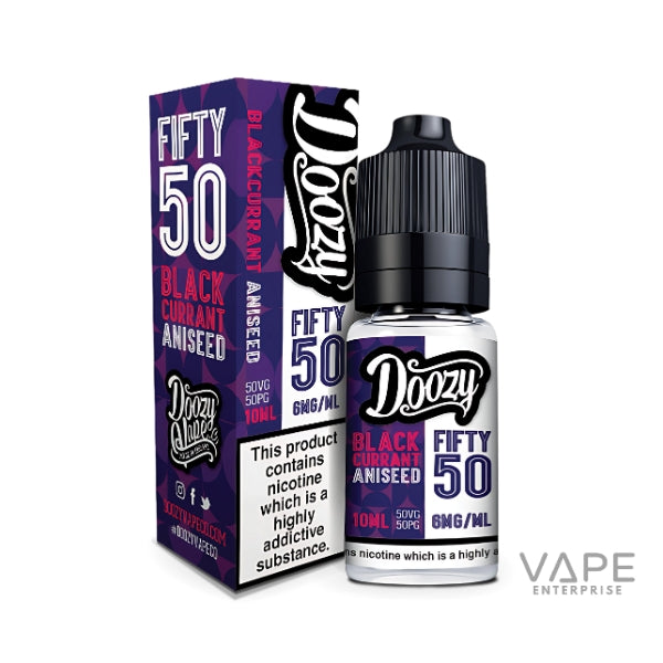 Doozy Fifty 50 E-liquid
Blackcurrant_Aniseed
