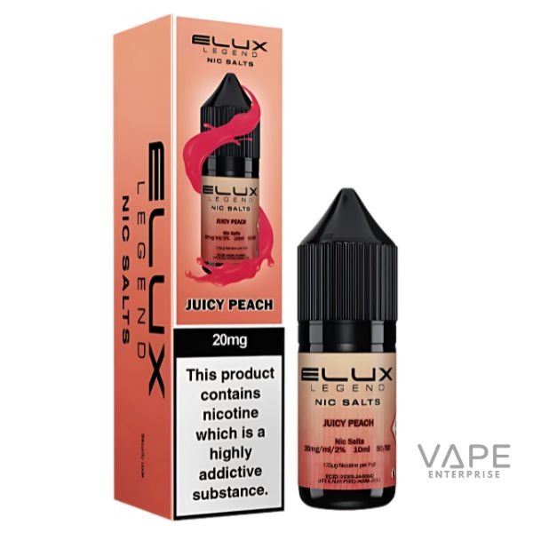 Elux Legend Nic Salts
Juicy_Peach