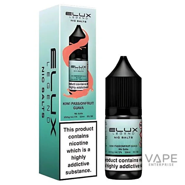 Elux Legend Kiwi Passionfruit Guava Nic Salt E-Liquid 10ml for refillable vape kits
