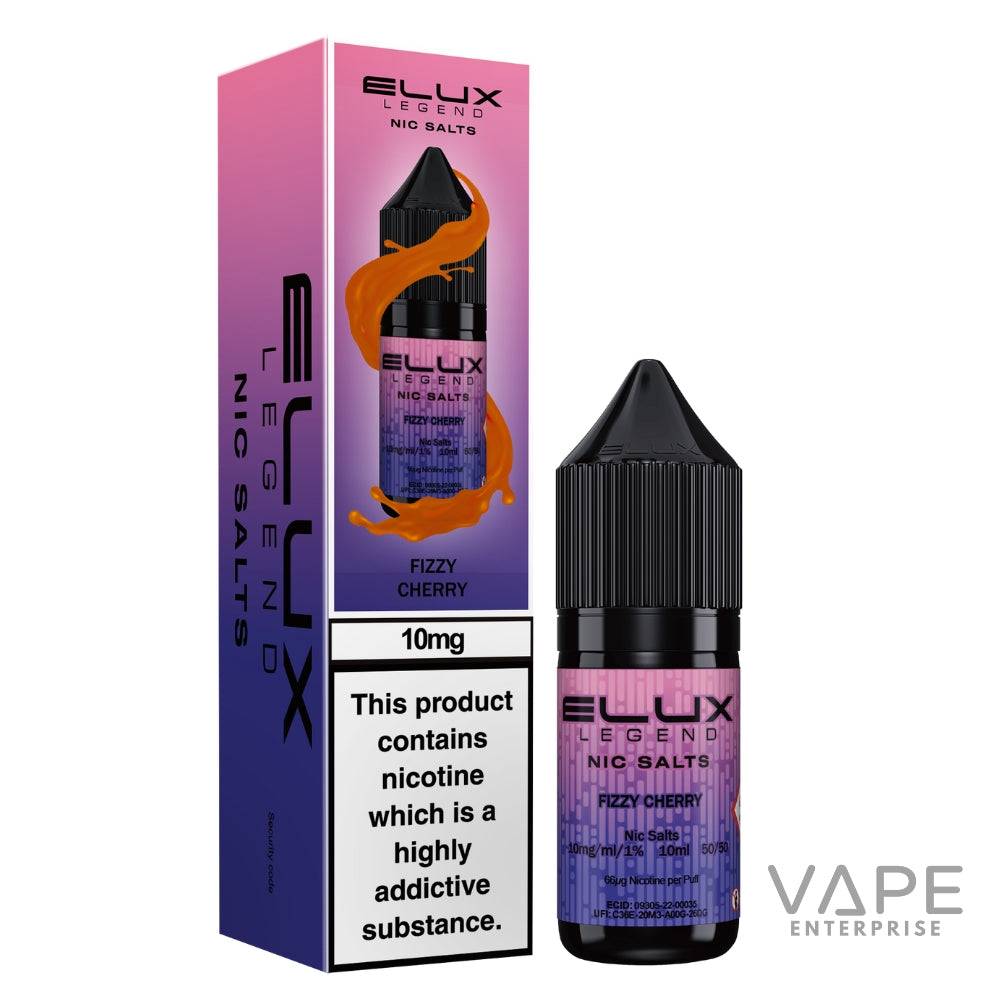 Ellux Legend Nic Salts
Fizzy Cherry