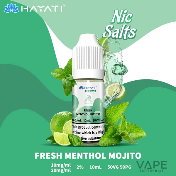 Hayati Pro Max Fresh Nic Salt
FreshMentholMojito