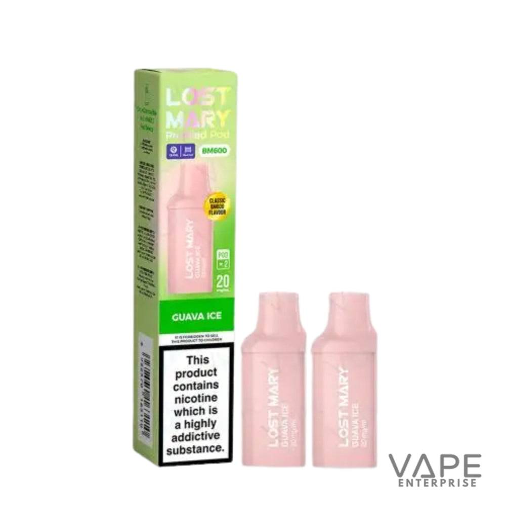 Lost Mary vape device and packaging on a white background