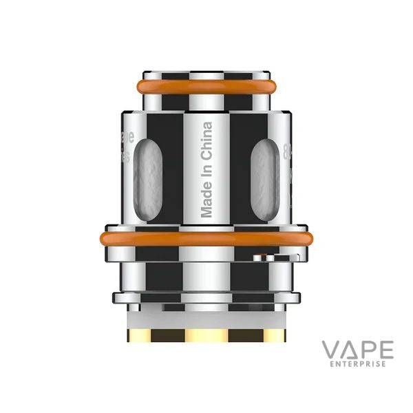 Geekvape Z Series Mesh Replacement Coil Z0.4 ohm with orange O-rings and chrome finish