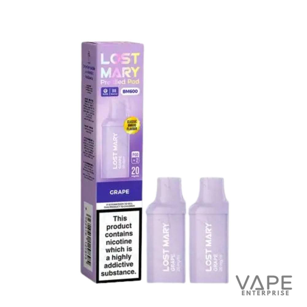 Lost Mary vape device and packaging on a white background