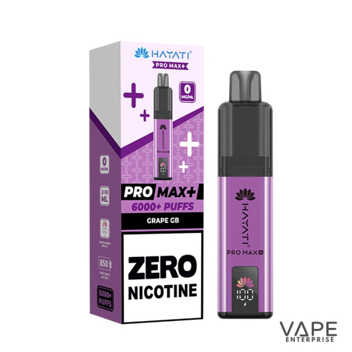 Hayati Pro Max plus 6000 Puffs - 0mg (ZERO NICOTINE)