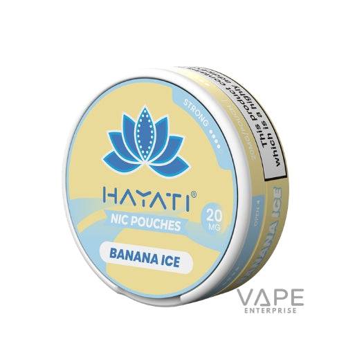 Hayati Nicotine Pouches
Hayati_Banana_Ice