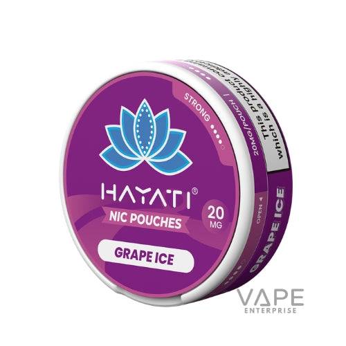 Hayati Nicotine Pouches
Hayati_Grape_Ice