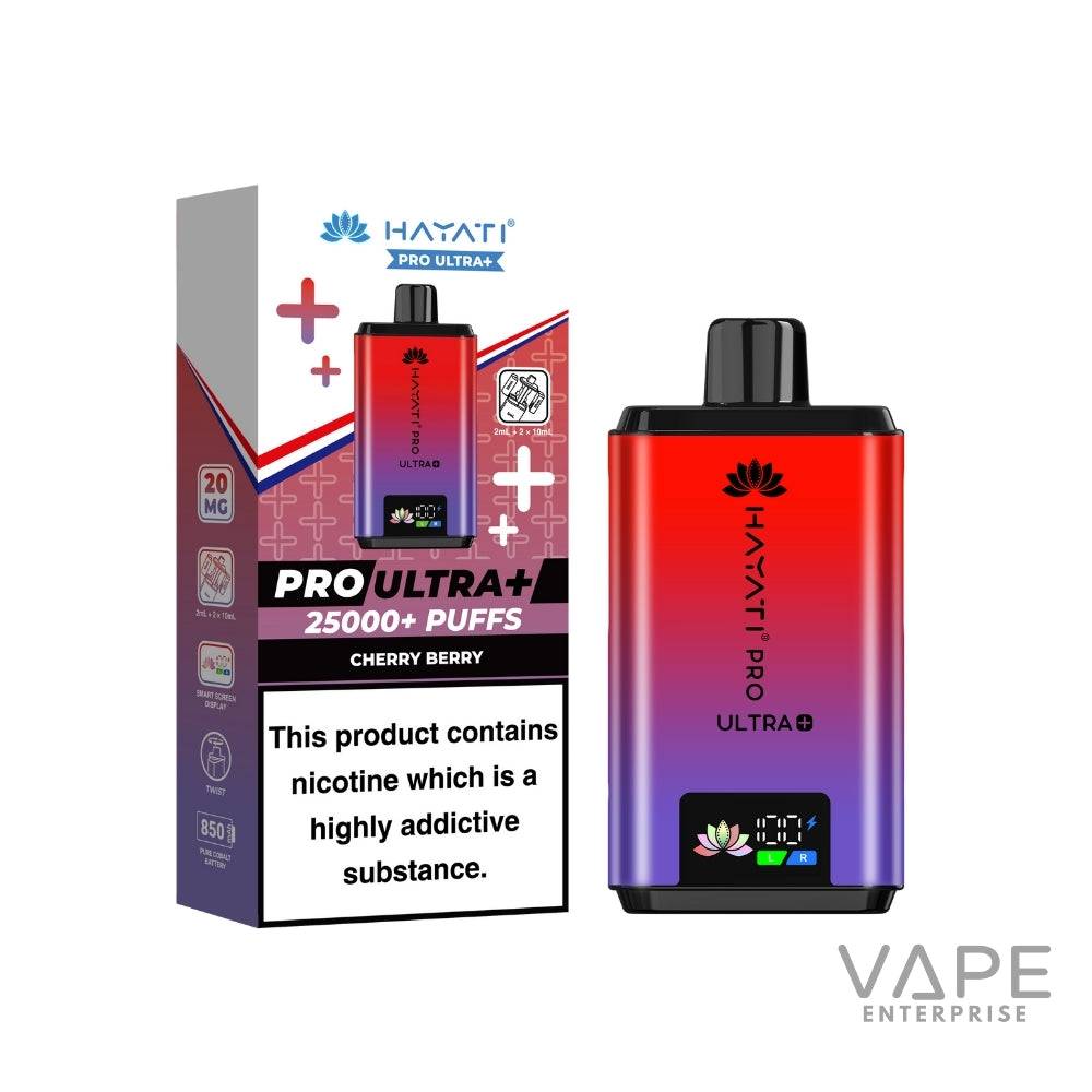 Hayati Pro Ultra Plus 25000 Puffs Cherry Berry