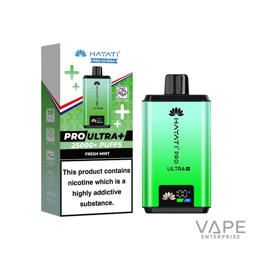Hayati Pro Ultra Plus 25000 Puffs Fresh Mint