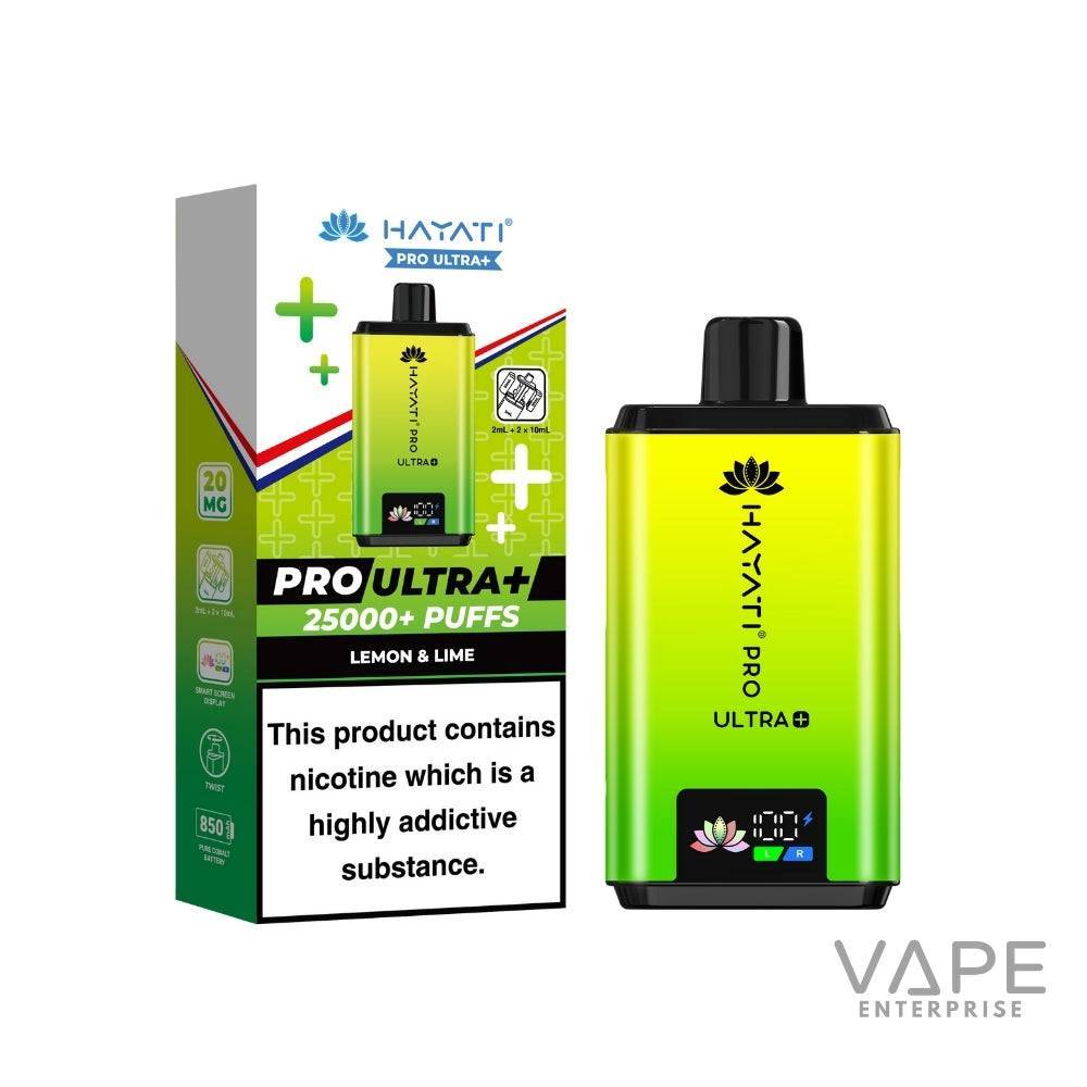 Hayati Pro Ultra Plus 25000 Puffs Lemon & Lime
