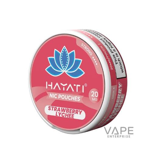 Hayati Nicotine Pouches
Hayati_Strawberry_Lychee