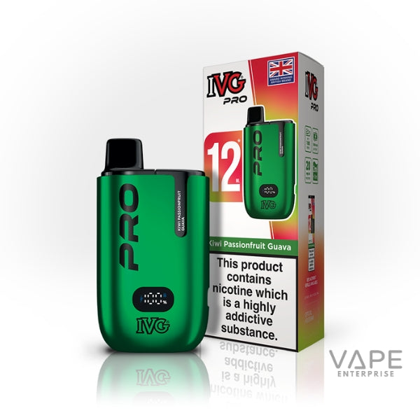 IVG Pro 12 Prefilled Pod Kit
Kiwi Passionfruit Guava