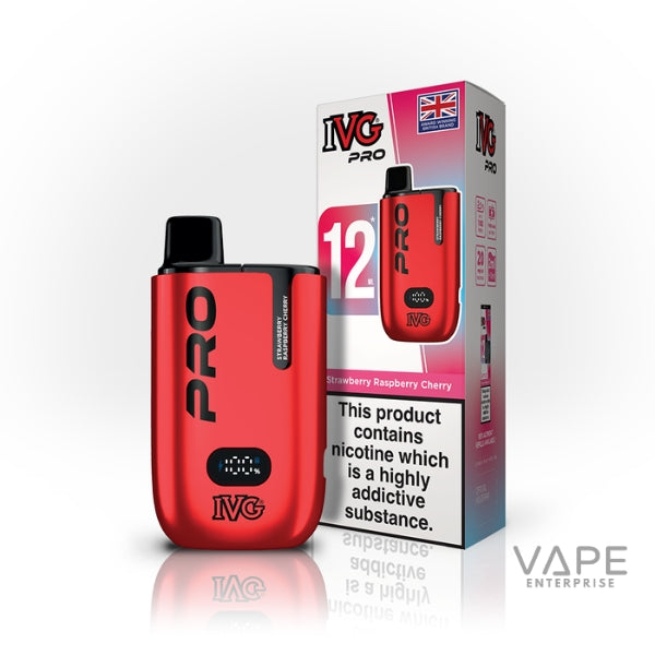 IVG Pro 12 Prefilled Pod Kit
Strawberry Raspberry cherry