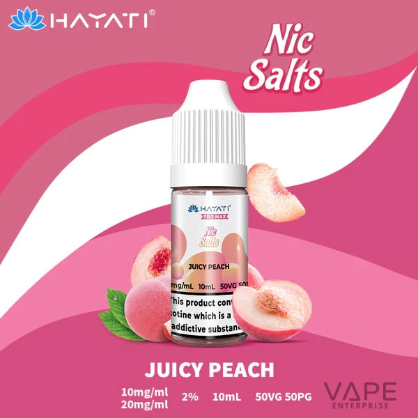 Hayati Pro Max Fresh Nic Salt
JuicyPeach