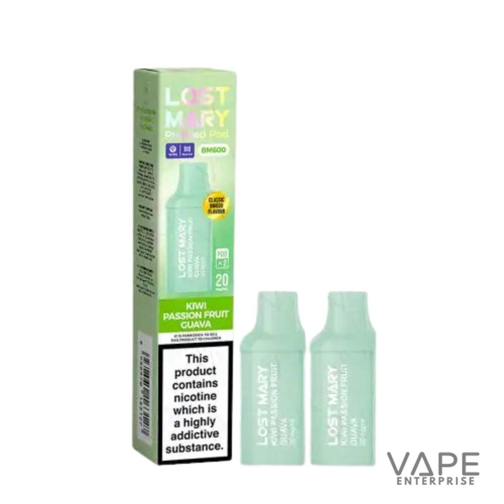 Lost Mary vape device and packaging on a white background