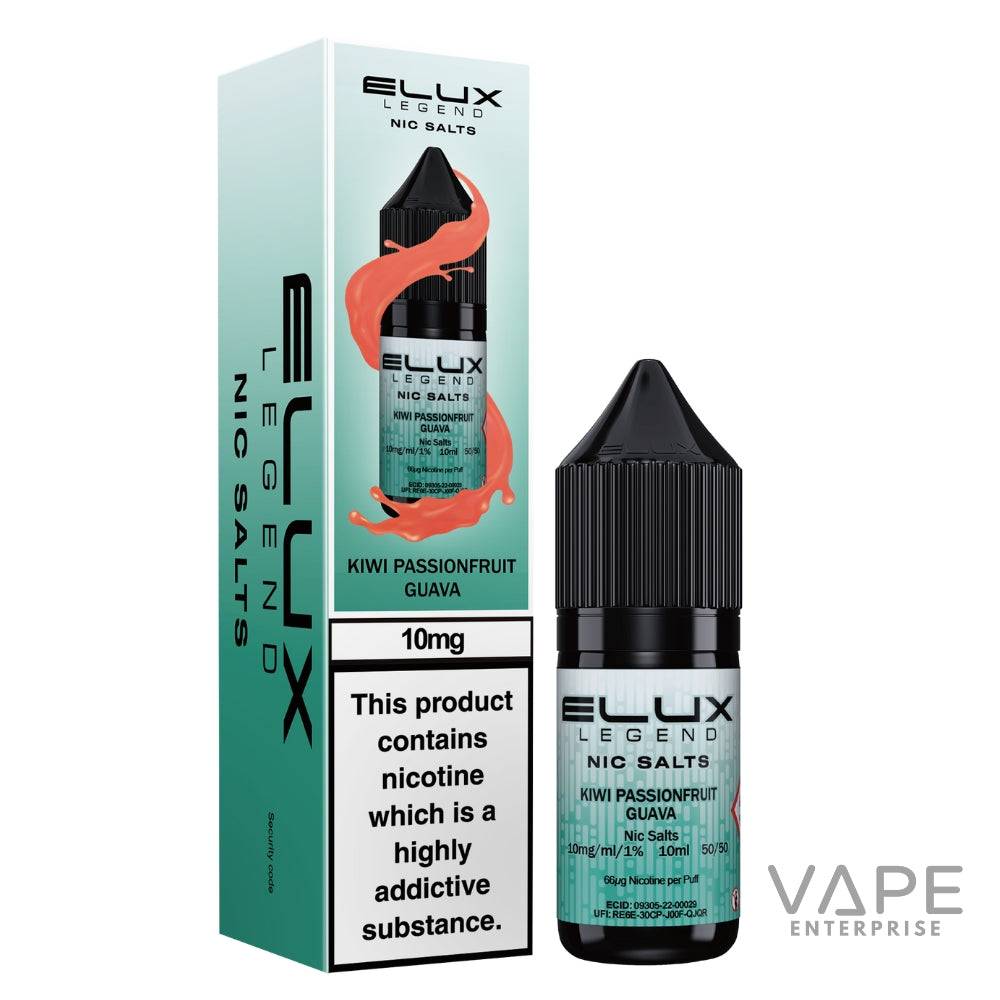 Ellux Legend Nic Salts
Kiwi_Passionfruit_Guava