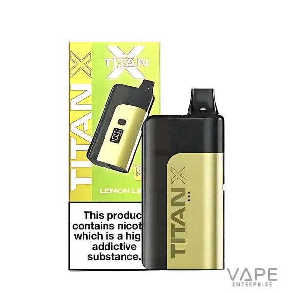 Titan X Vape Kit 10K Puffs
LemonLime