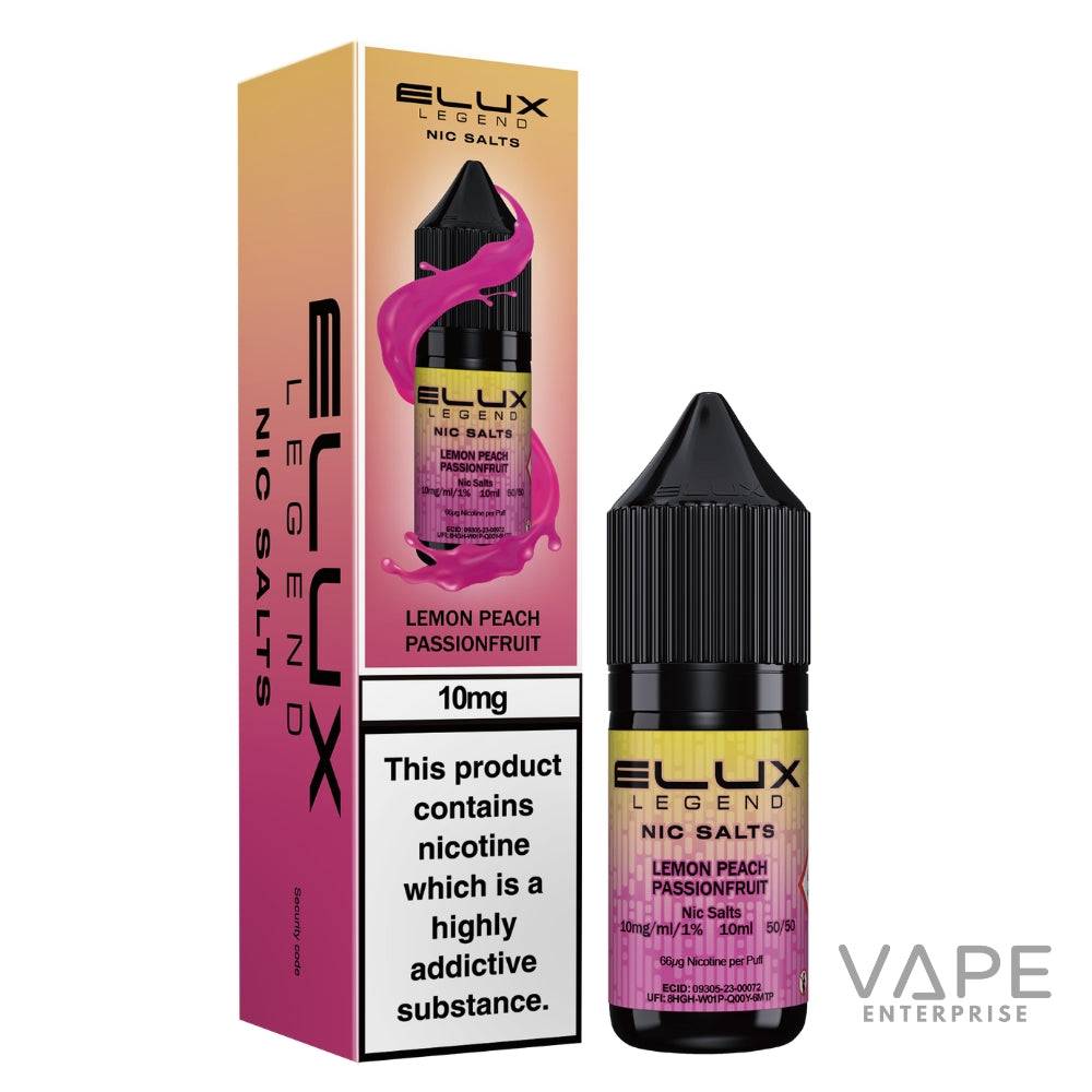 Ellux Legend Nic Salts
Lemon_peach_Passionfruit