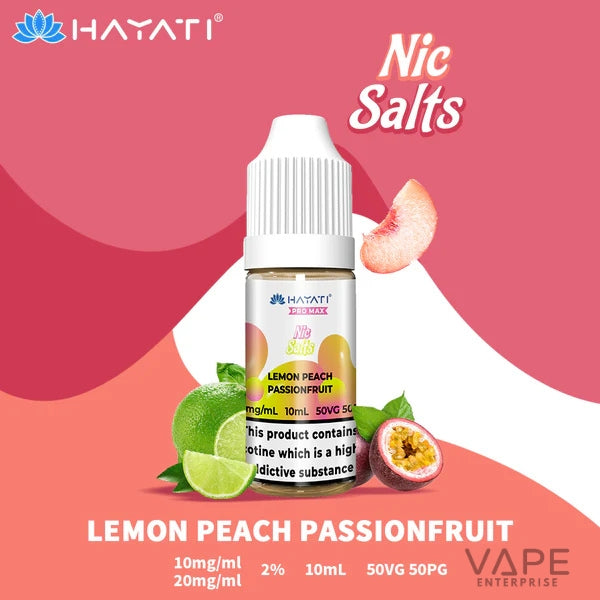 Hayati Pro Max Fresh Nic Salt
LemonpeachPassionfruit