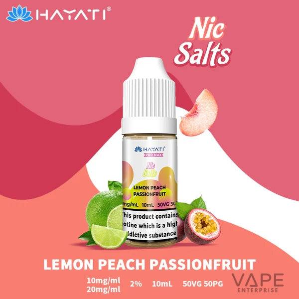 Hayati Pro Max Fresh Nic Salt
LemonpeachPassionfruit