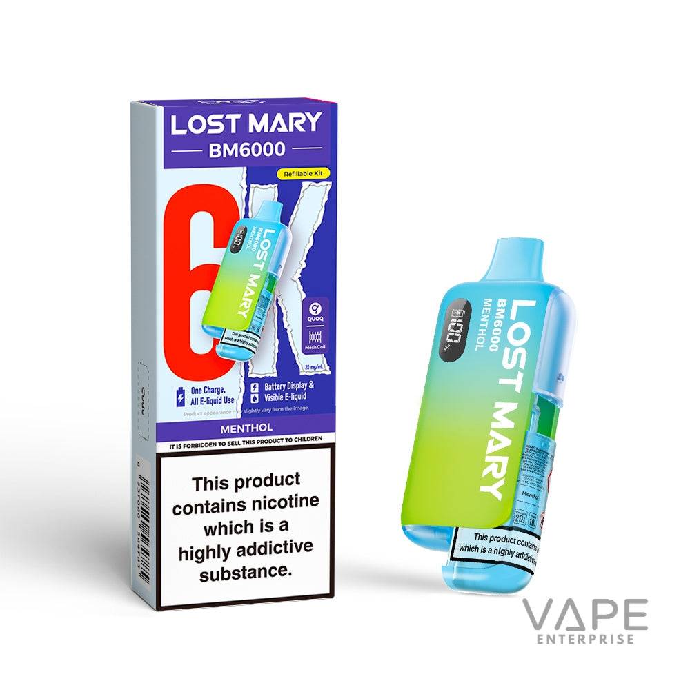 Lost mary BM6000
Menthol