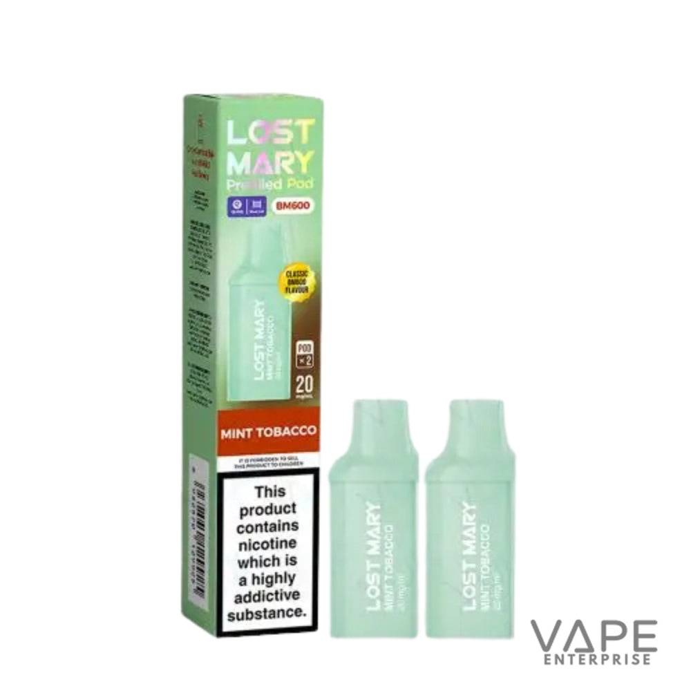 Lost Mary vape device and packaging on a white background