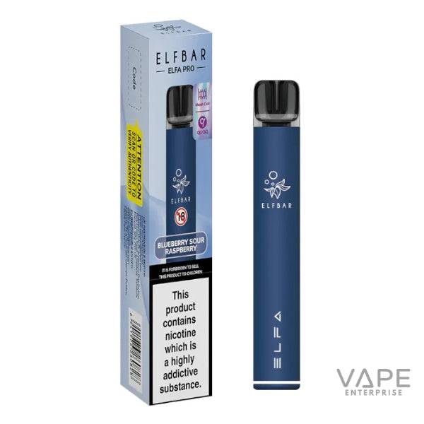 ElfBar Elfa Pro Prefilled Pod Vape Kit
NavyBlue_BlueberrySour