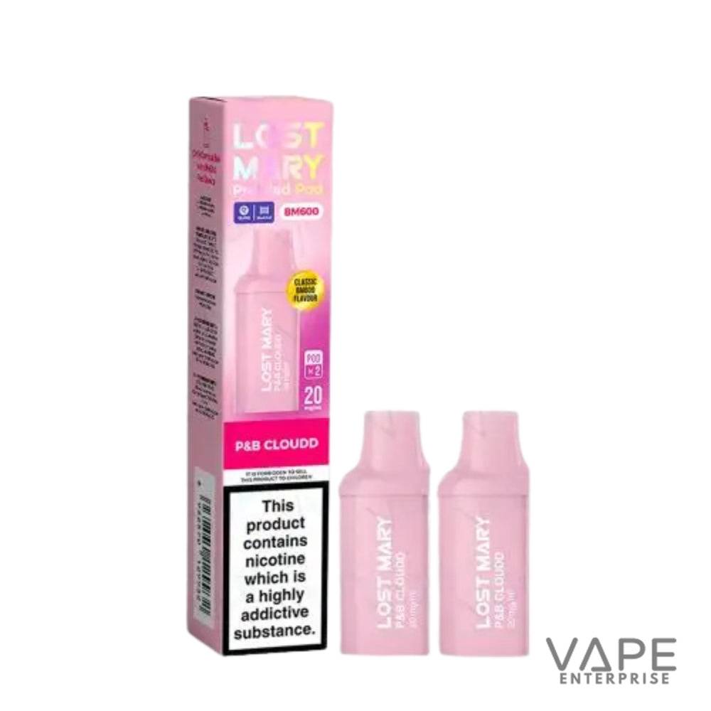 Lost Mary vape device and packaging on a white background