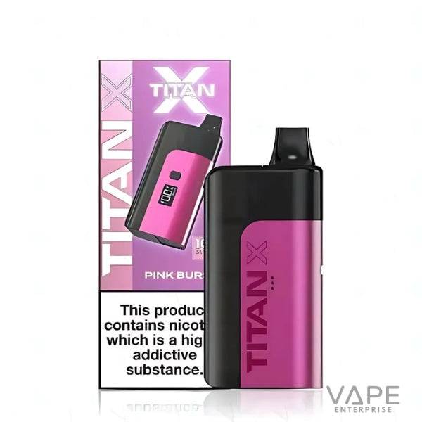 Titan X Vape Kit 10K Puffs
PinkBurst