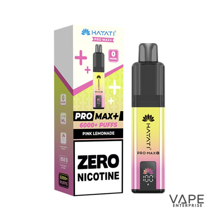 Hayati Pro Max plus 6000 Puffs - 0mg (ZERO NICOTINE)