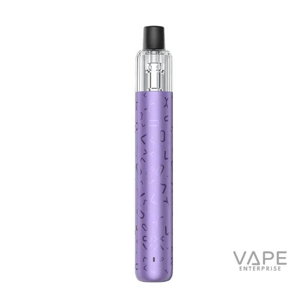 Purple ARTIO vape pen kit with black mouthpiece and translucent tank, Vape Enterprise logo
