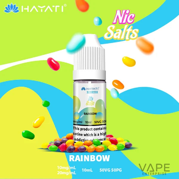 Hayati Pro Max Fresh Nic Salt
Rainbow