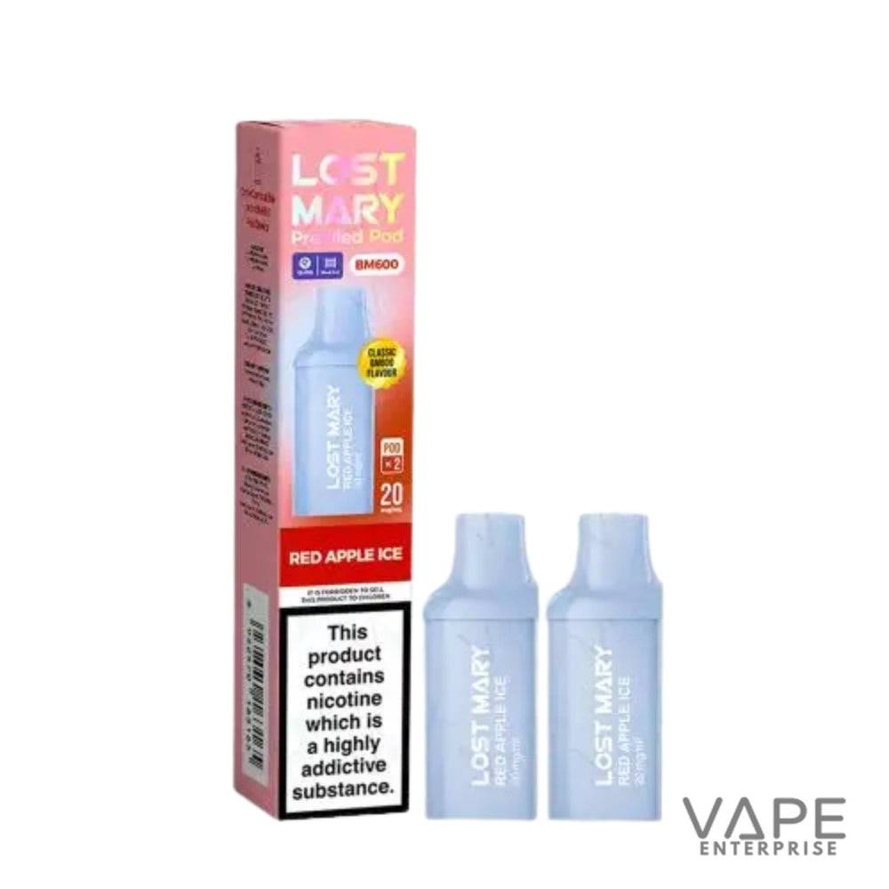 Lost Mary vape device and packaging on a white background