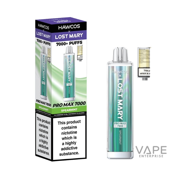 HAWCOS X LOST MARY PRO MAX 7000
SPEARMINT