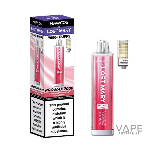 HAWCOS X LOST MARY PRO MAX 7000
STRAWBERRY_RASPBERRY_CHERRY_ICE_1