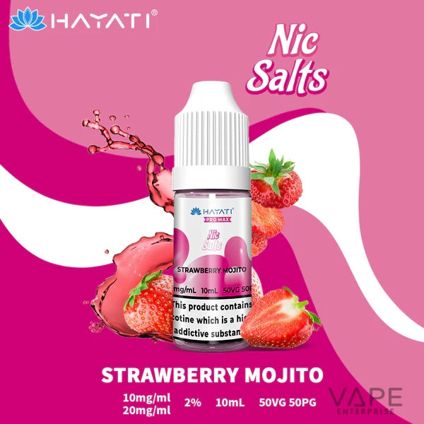 Hayati Pro Max Fresh Nic Salt
StrawberryMojito